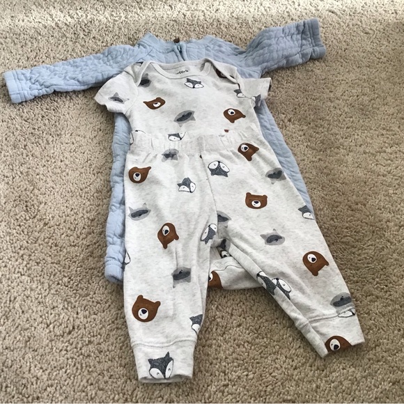 Carter's Other - Carter’s two piece suit and one piece, Size 6M, excellent condition.